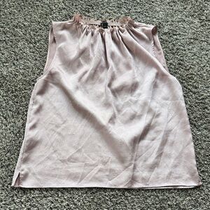 Ann Taylor Light Pink Sleeveless Blouse